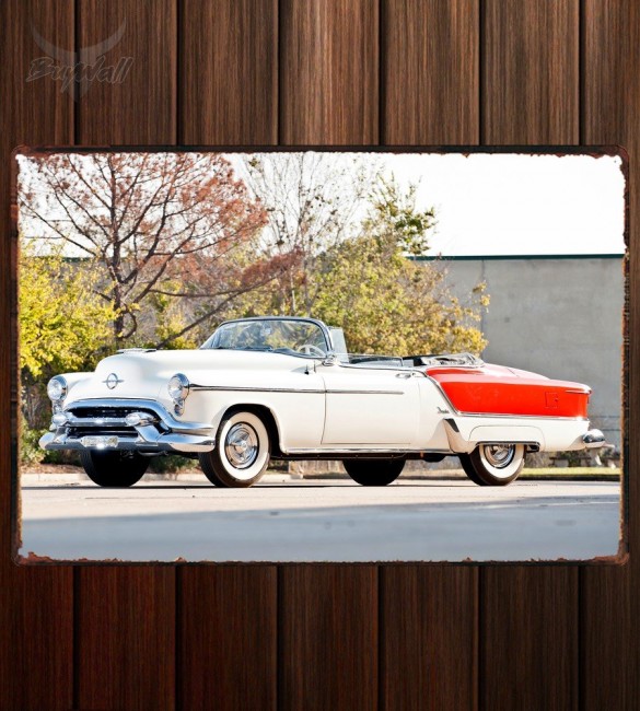 Металлическая табличка Oldsmobile 98 Fiesta Convertible Металлическая табличка Oldsmobile 98 Fiesta Convertible